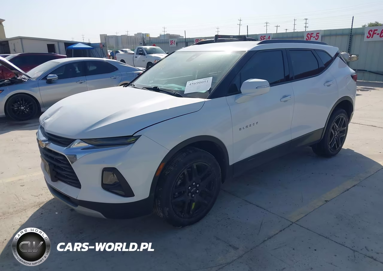 2022 Chevrolet Blazer Fwd 3Lt VIN:3GNKBDR40NS202263 - 2