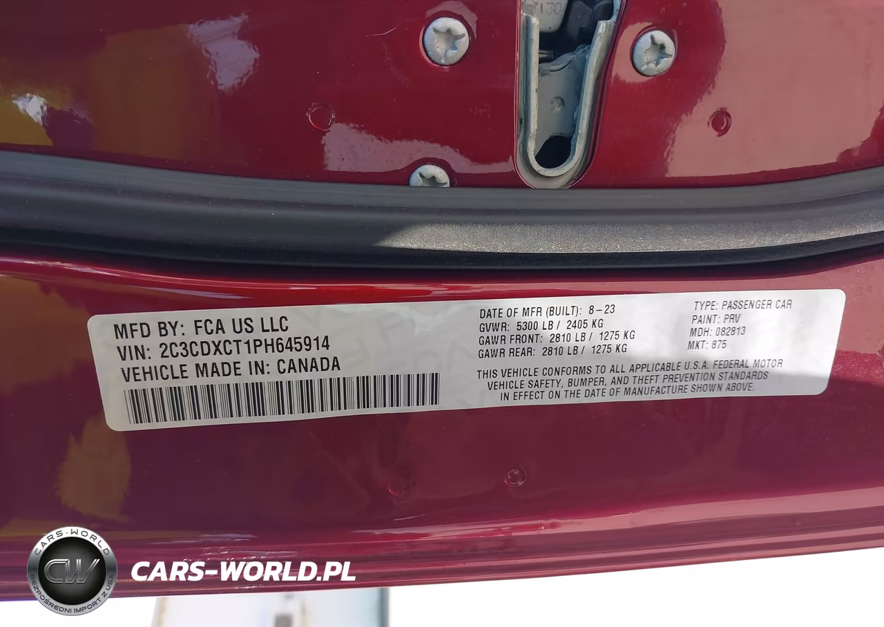 2023 Dodge Charger R-T VIN:2C3CDXCT1PH645914 - 9