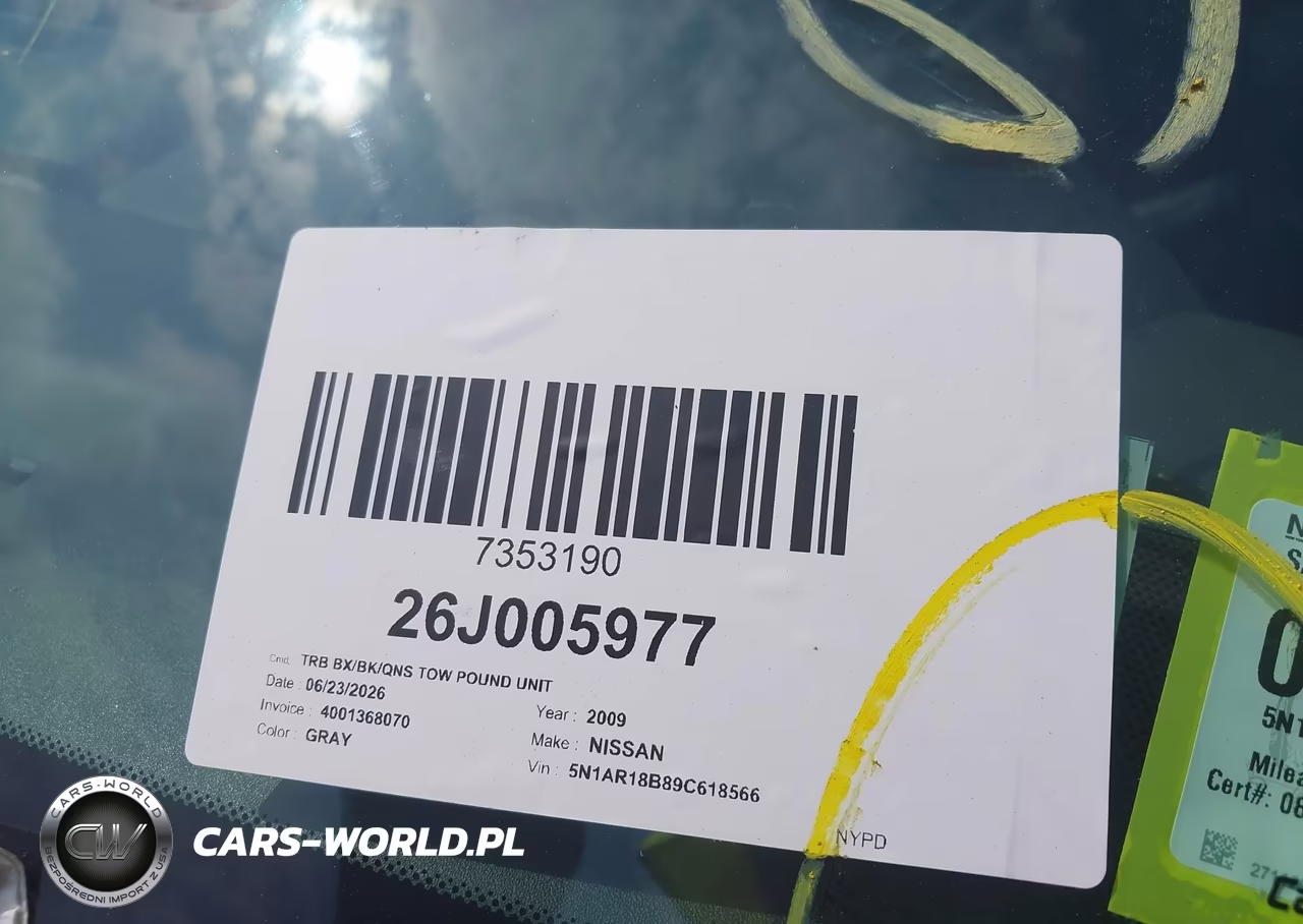 2009 Nissan Pathfinder S VIN:5N1AR18B89C618566 - 12