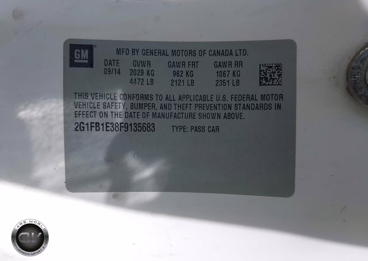 2015 Chevrolet Camaro 2Ls VIN:2G1FB1E38F9135683 - 9