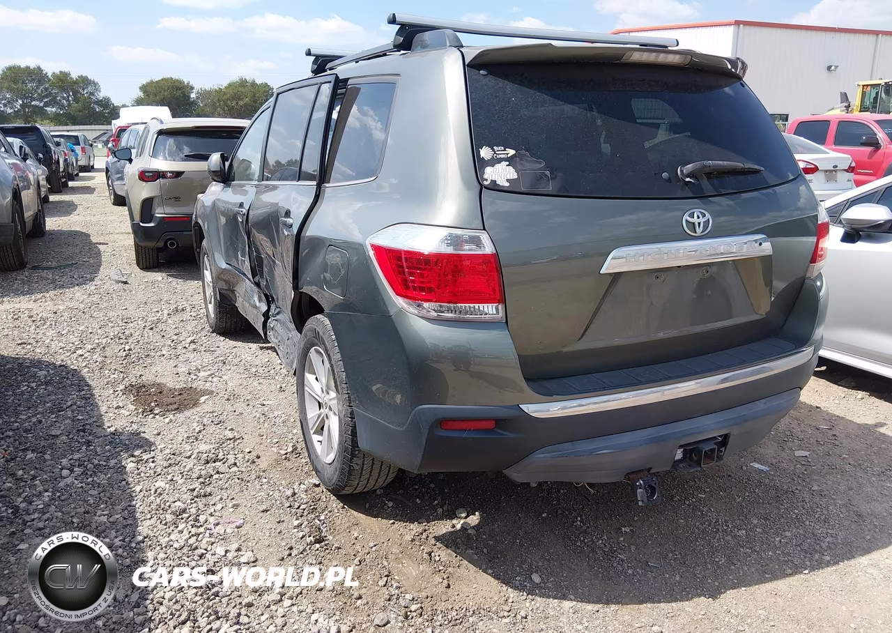 2012 Toyota Highlander Base V6 VIN:5TDZK3EH3CS077111 - 3