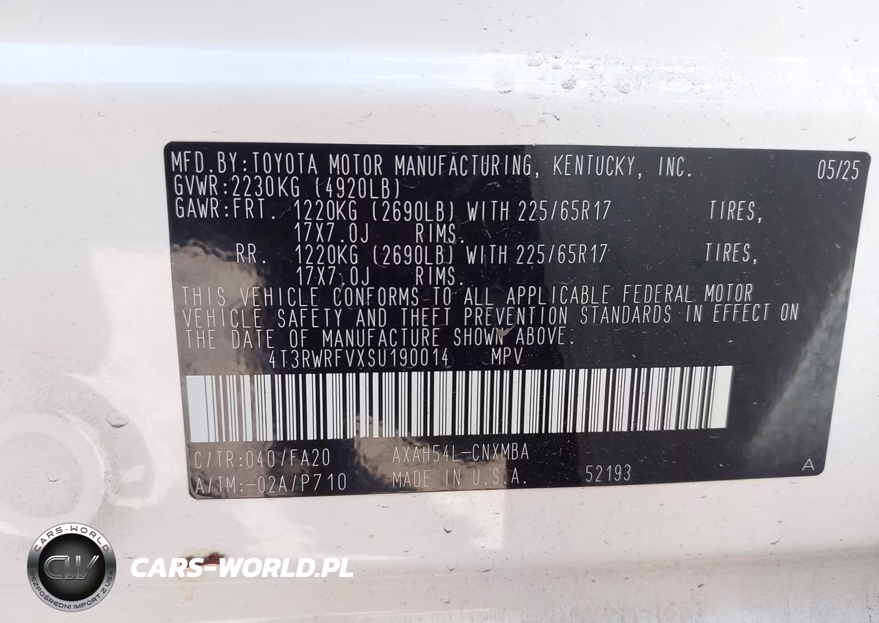2025 Toyota Rav4 Hybrid Xle VIN:4T3RWRFVXSU190014 - 9