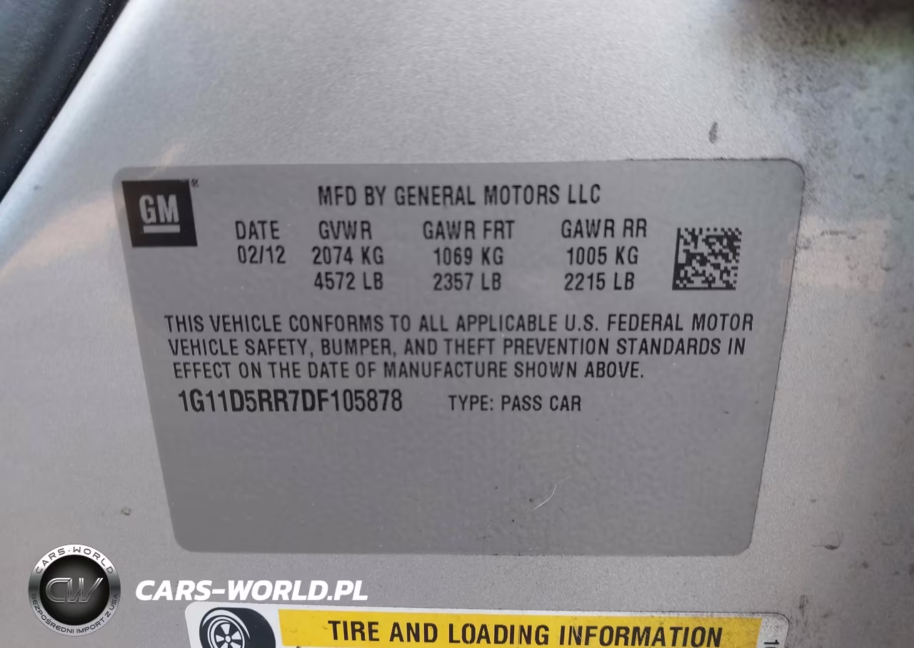 2013 Chevrolet Malibu Eco VIN:1G11D5RR7DF105878 - 9
