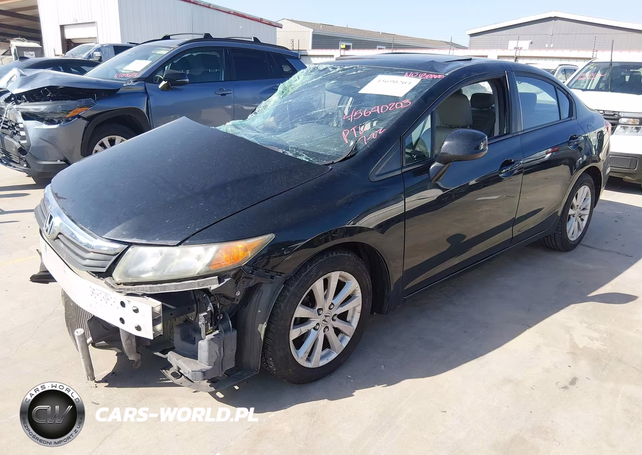 2012 Honda Civic Ex-L VIN:19XFB2F97CE071441 - 2