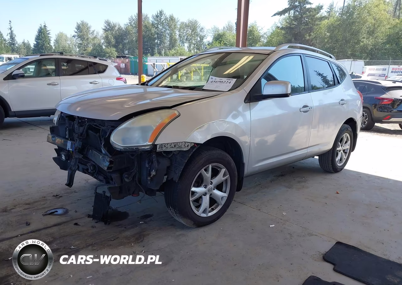 2008 Nissan Rogue Sl VIN:JN8AS58V78W402302 - 2