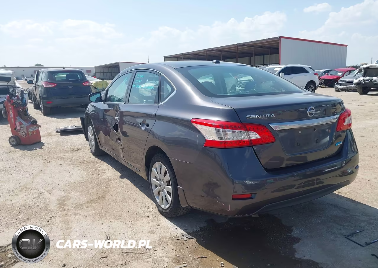 2013 Nissan Sentra Sv VIN:3N1AB7AP9DL648726 - 3