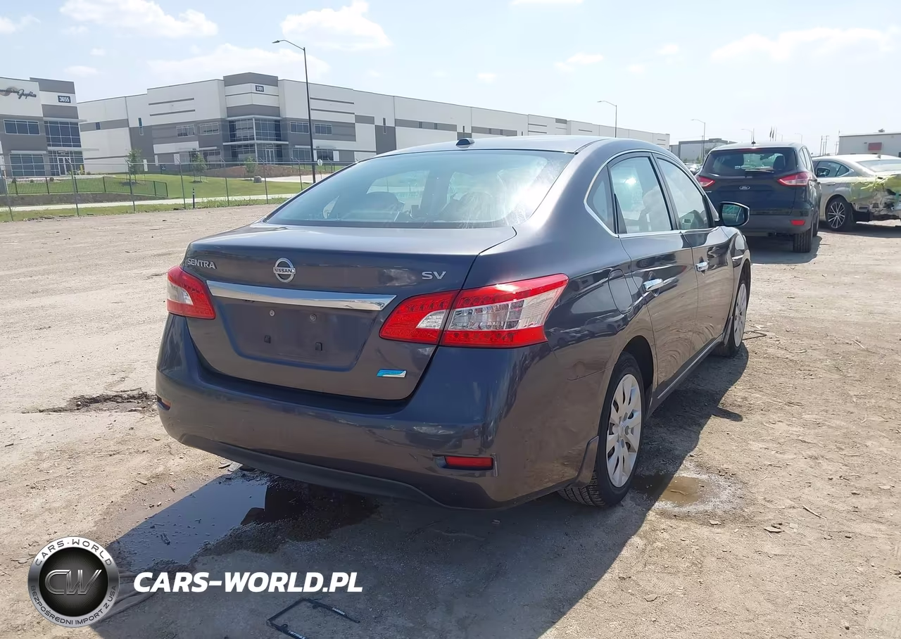 2013 Nissan Sentra Sv VIN:3N1AB7AP9DL648726 - 4
