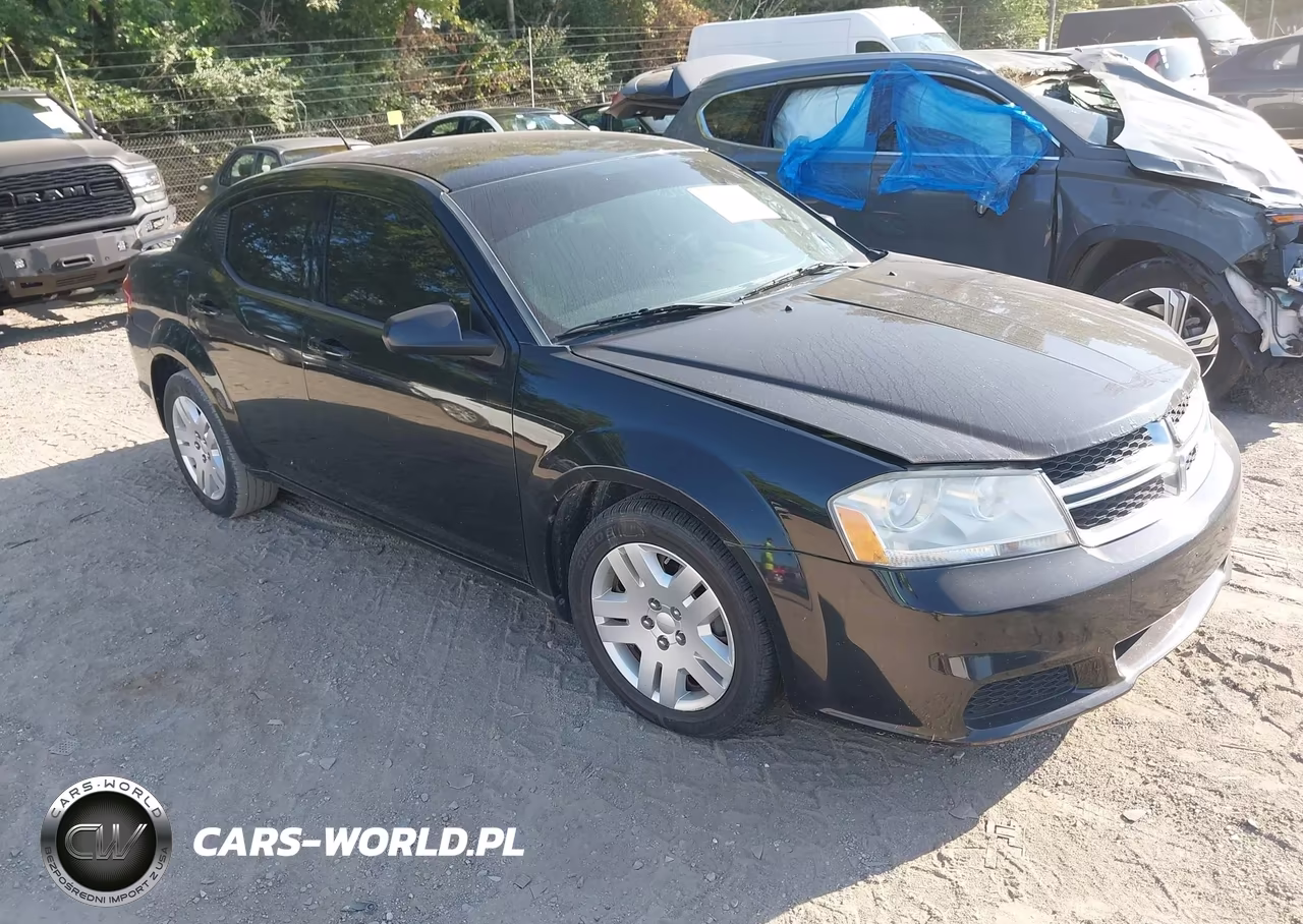 2014 Dodge Avenger Se VIN:1C3CDZAB4EN145482 - 1