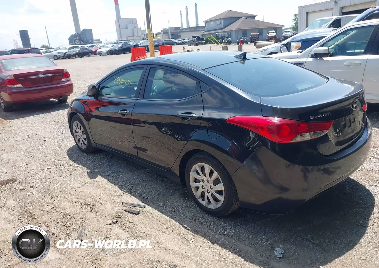 2012 Hyundai Elantra Gls VIN:5NPDH4AE8CH107915 - 3