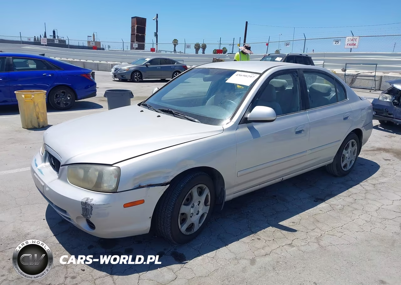 2002 Hyundai Elantra Gls VIN:KMHDN45D12U304287 - 2