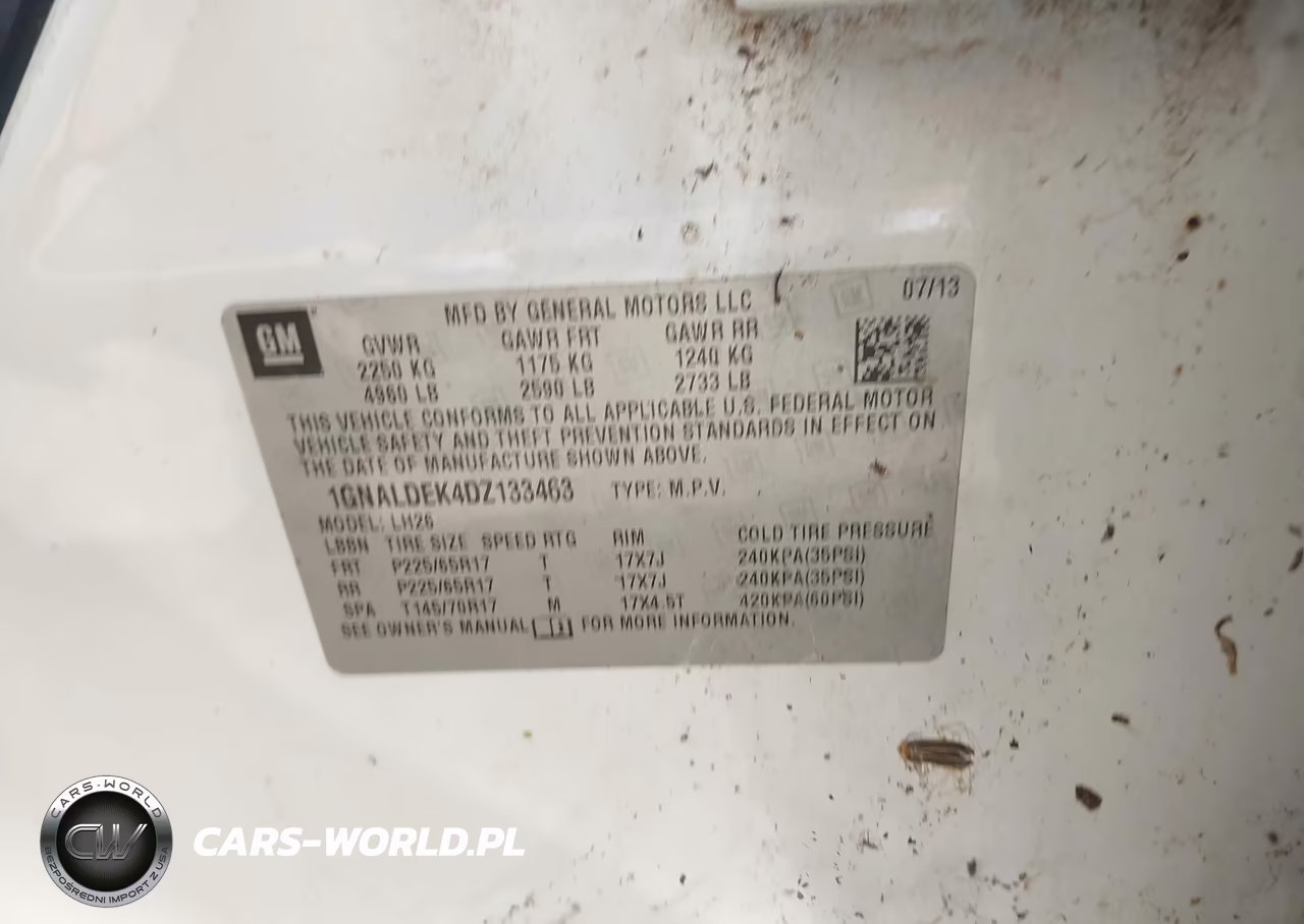 2013 Chevrolet Equinox Lt VIN:1GNALDEK4DZ133463 - 9
