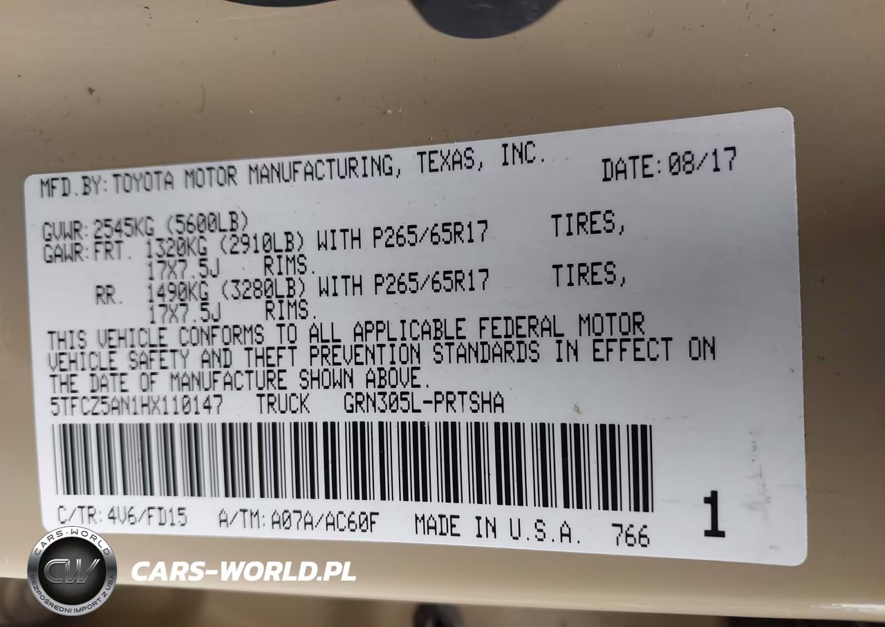 2017 Toyota Tacoma Trd Sport VIN:5TFCZ5AN1HX110147 - 9