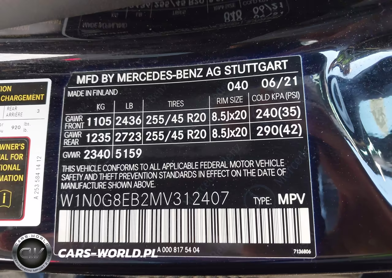 2021 Mercedes-Benz Glc 300 4Matic Suv VIN:W1N0G8EB2MV312407 - 9