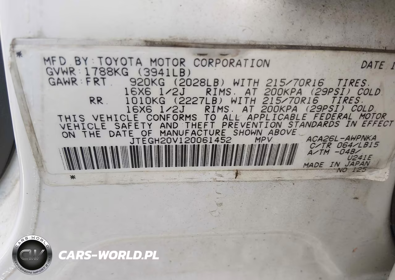 2002 Toyota Rav4 VIN:JTEGH20V120061452 - 9