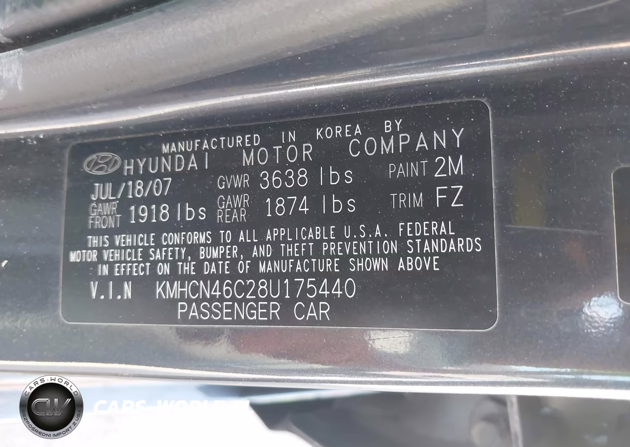 2008 Hyundai Accent Gls VIN:KMHCN46C28U175440 - 9