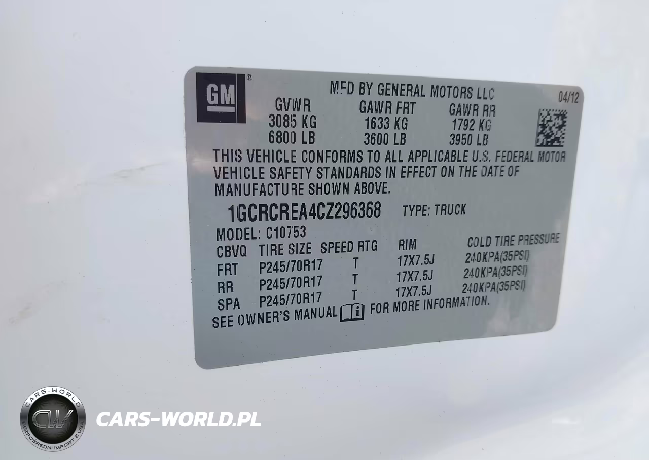2012 Chevrolet Silverado 1500 Ls VIN:1GCRCREA4CZ296368 - 9