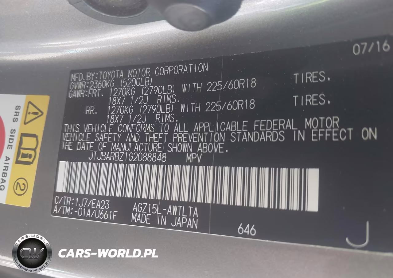 2016 Lexus Nx 200T VIN:JTJBARBZ1G2088848 - 9