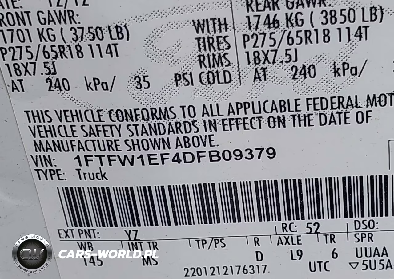 2013 Ford F-150 Xlt VIN:1FTFW1EF4DFB09379 - 9