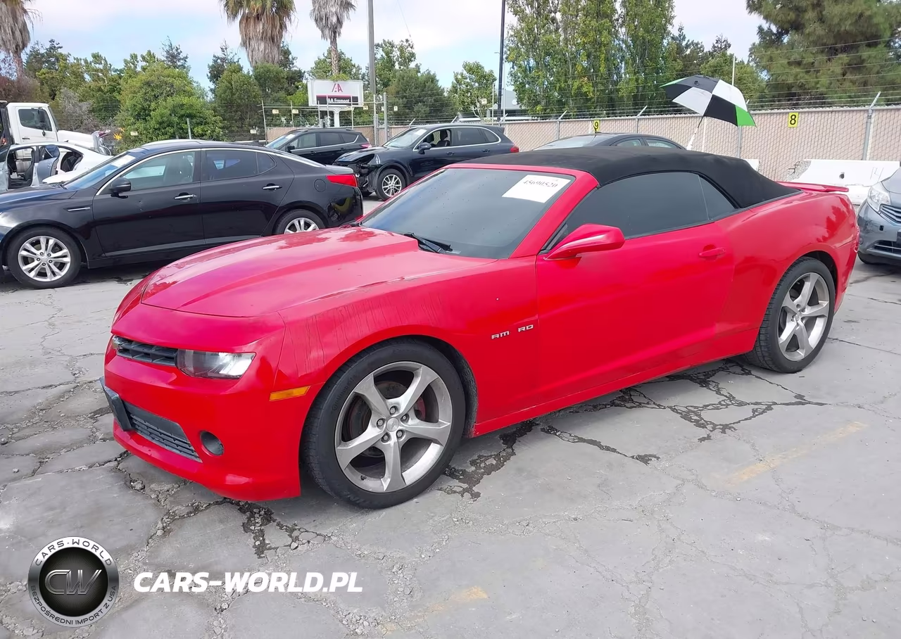 2015 CHEVROLET CAMARO 1LT VIN:2G1FD3D31F9269684 - 2