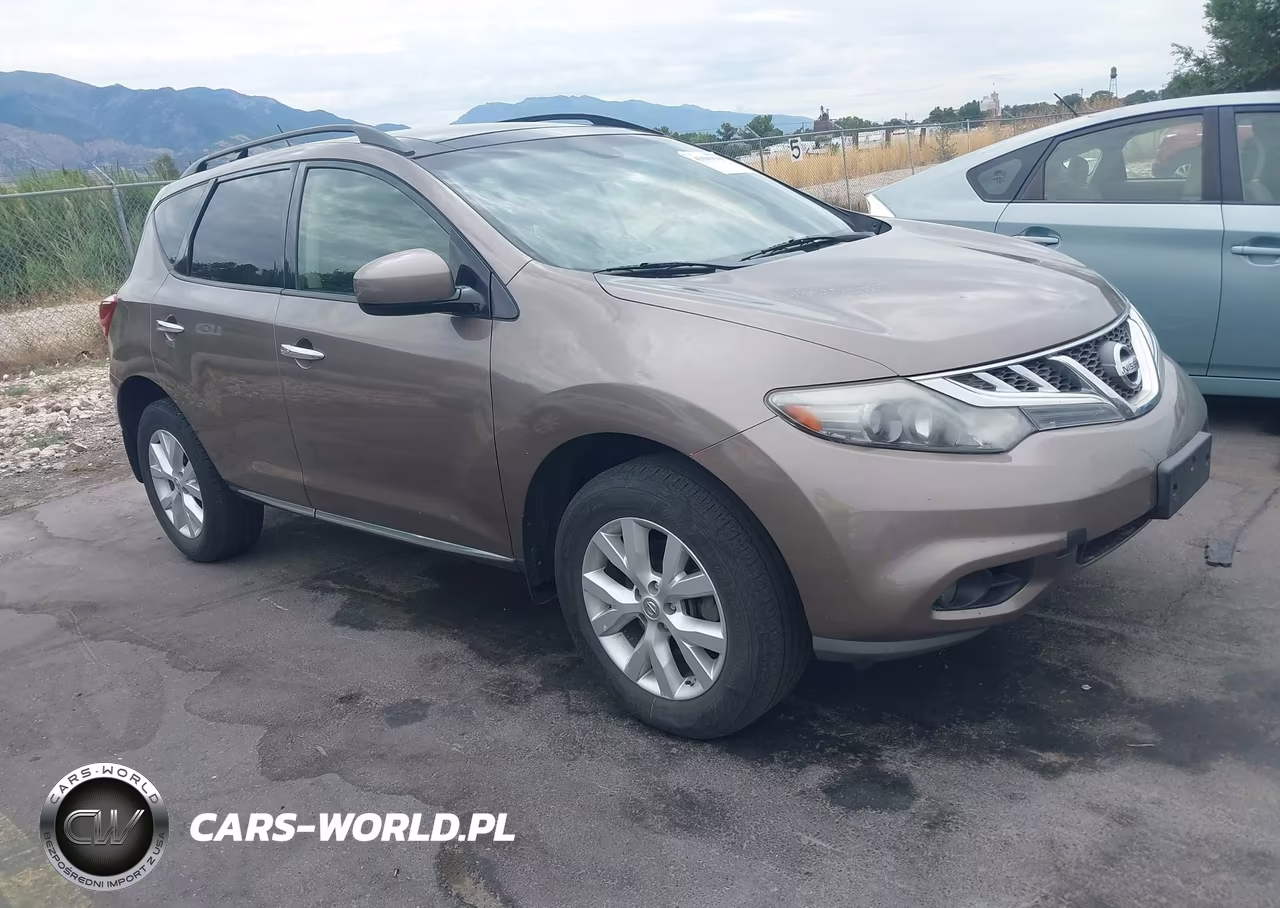 2014 Nissan Murano Sl VIN:JN8AZ1MWXEW530354 - 1