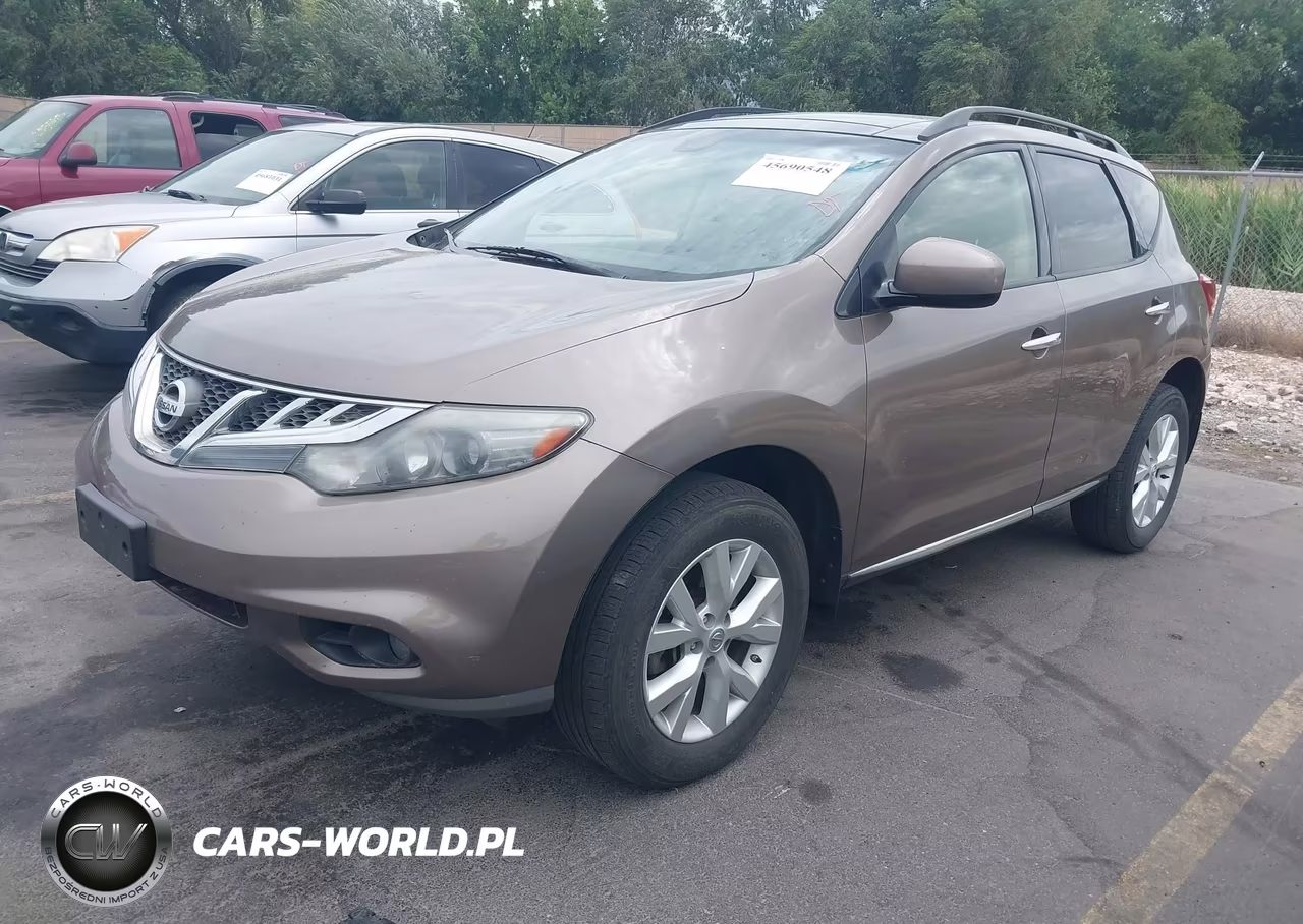 2014 Nissan Murano Sl VIN:JN8AZ1MWXEW530354 - 2