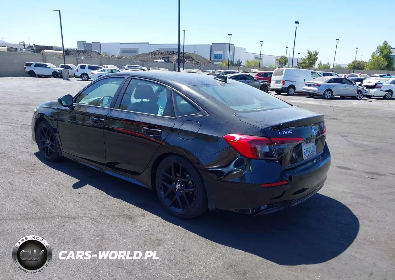 2022 Honda Civic Sport VIN:2HGFE2F53NH518845 - 3