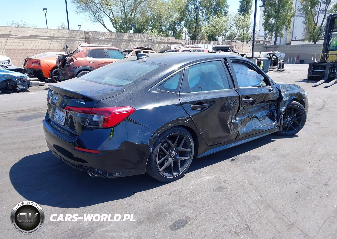 2022 Honda Civic Sport VIN:2HGFE2F53NH518845 - 4