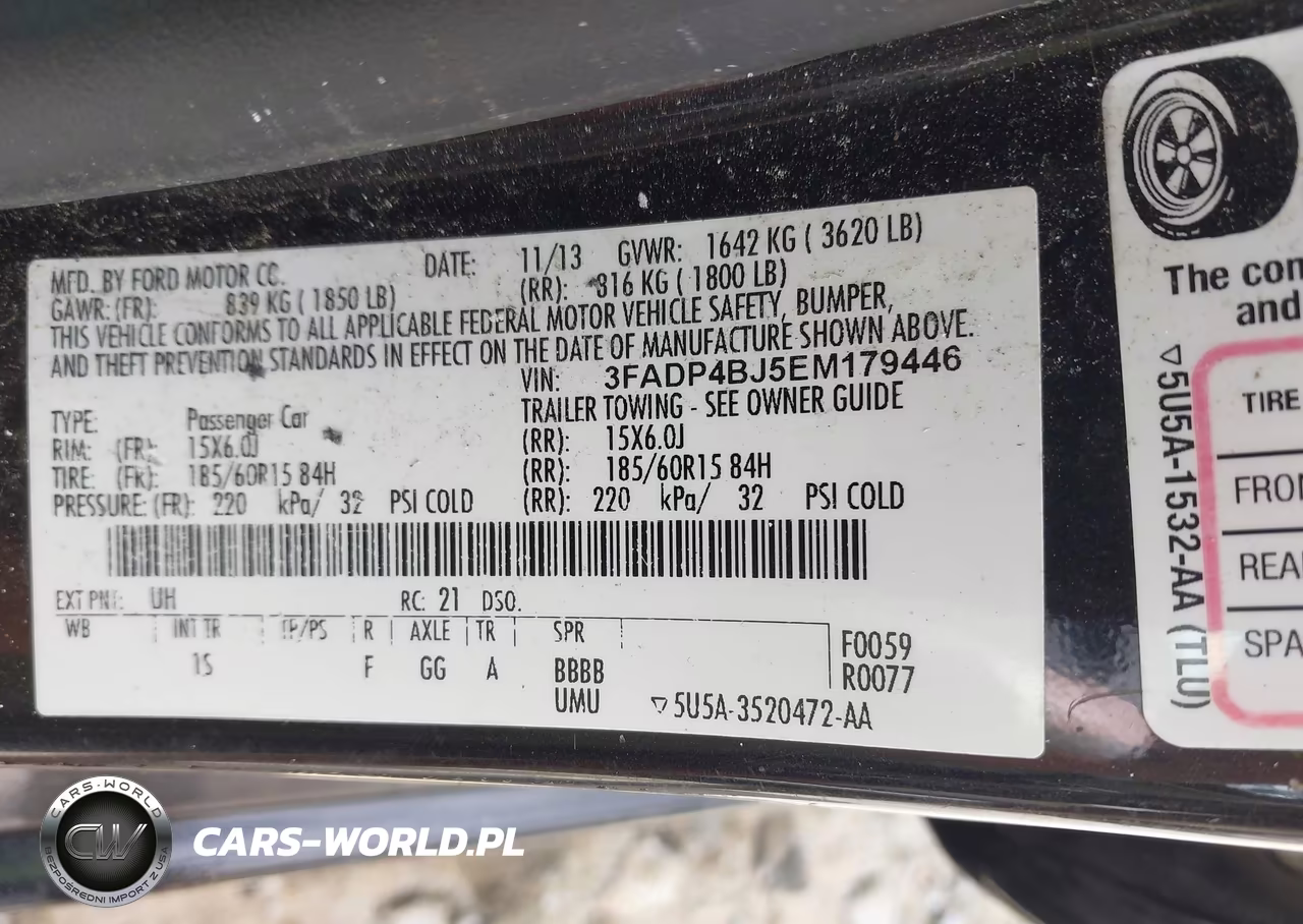 2014 Ford Fiesta Se VIN:3FADP4BJ5EM179446 - 9