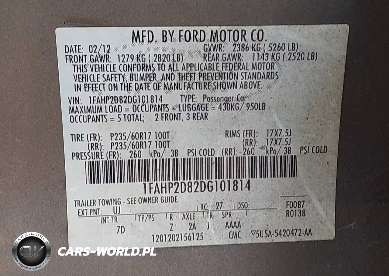 2013 Ford Taurus Se VIN:1FAHP2D82DG101814 - 9