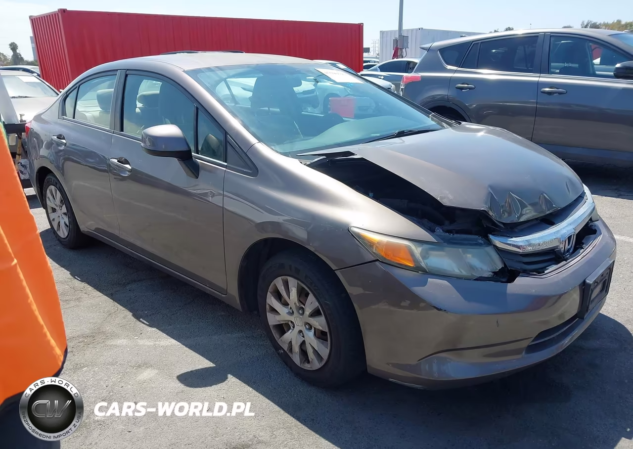 2012 Honda Civic Lx VIN:2HGFB2F53CH548353 - 1
