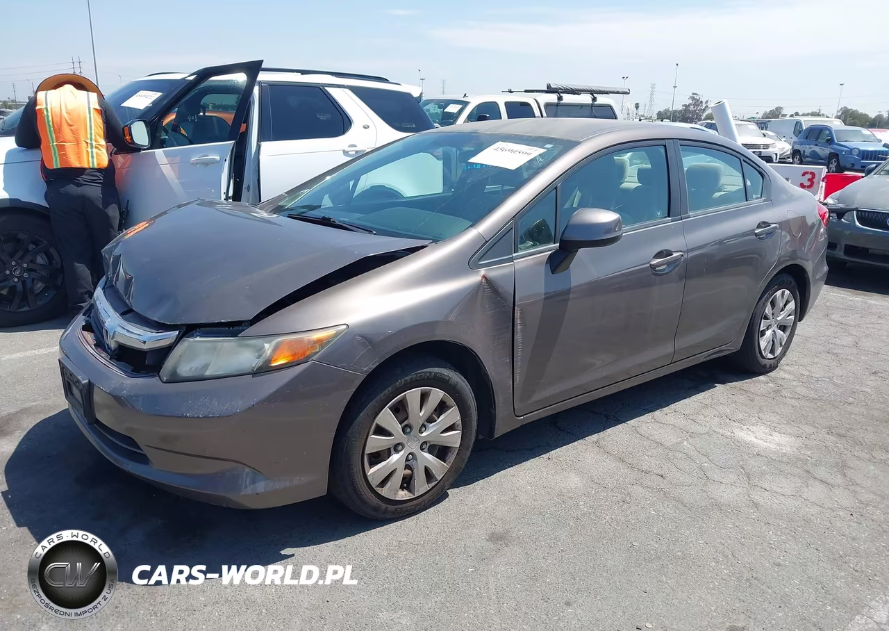 2012 Honda Civic Lx VIN:2HGFB2F53CH548353 - 2