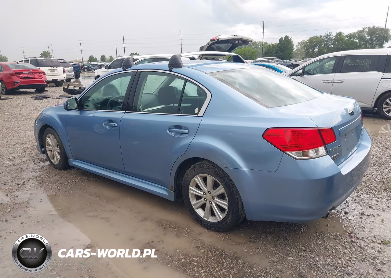 2012 Subaru Legacy 2.5I VIN:4S3BMBA6XC3008184 - 3