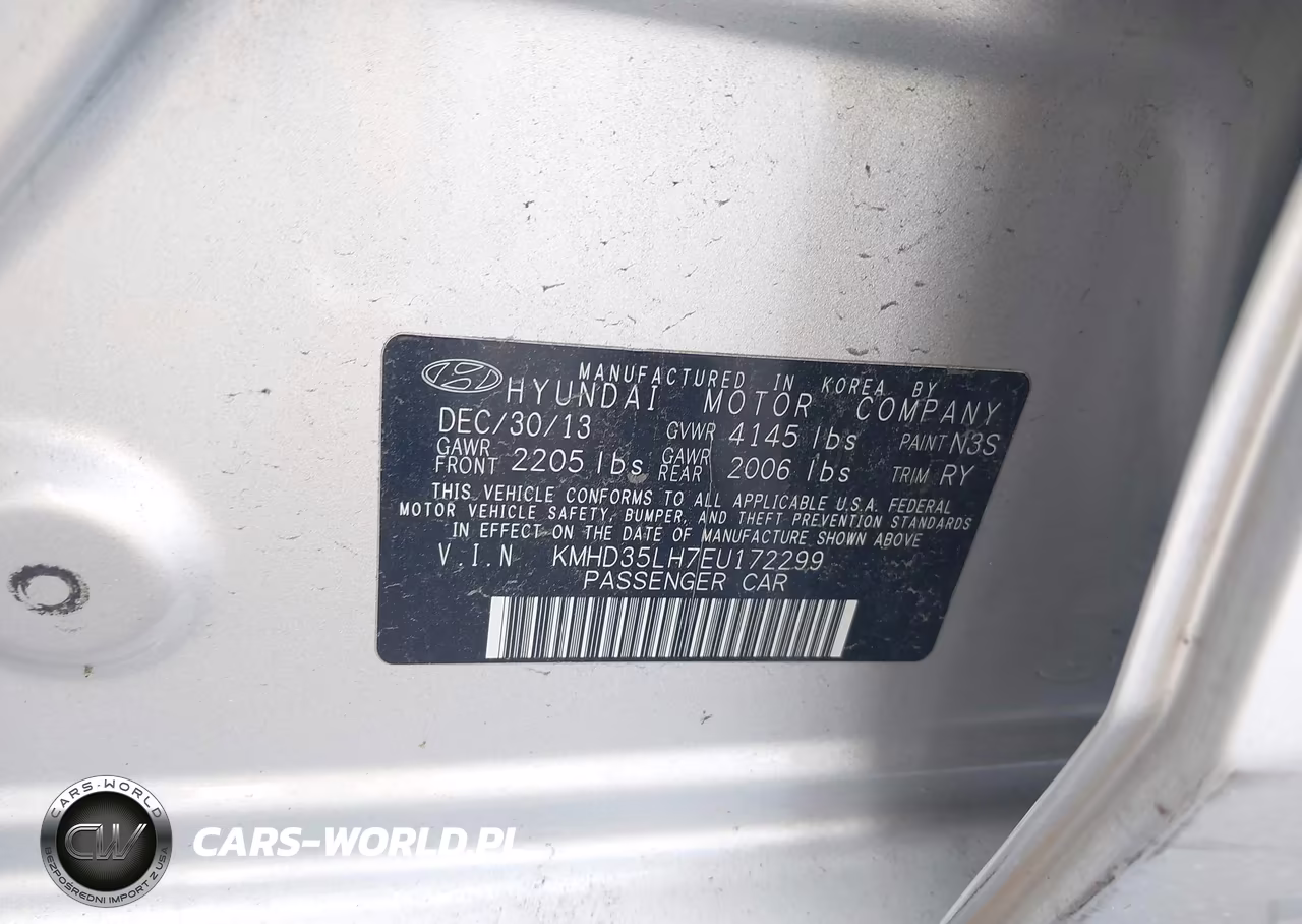 2014 Hyundai Elantra Gt VIN:KMHD35LH7EU172299 - 9