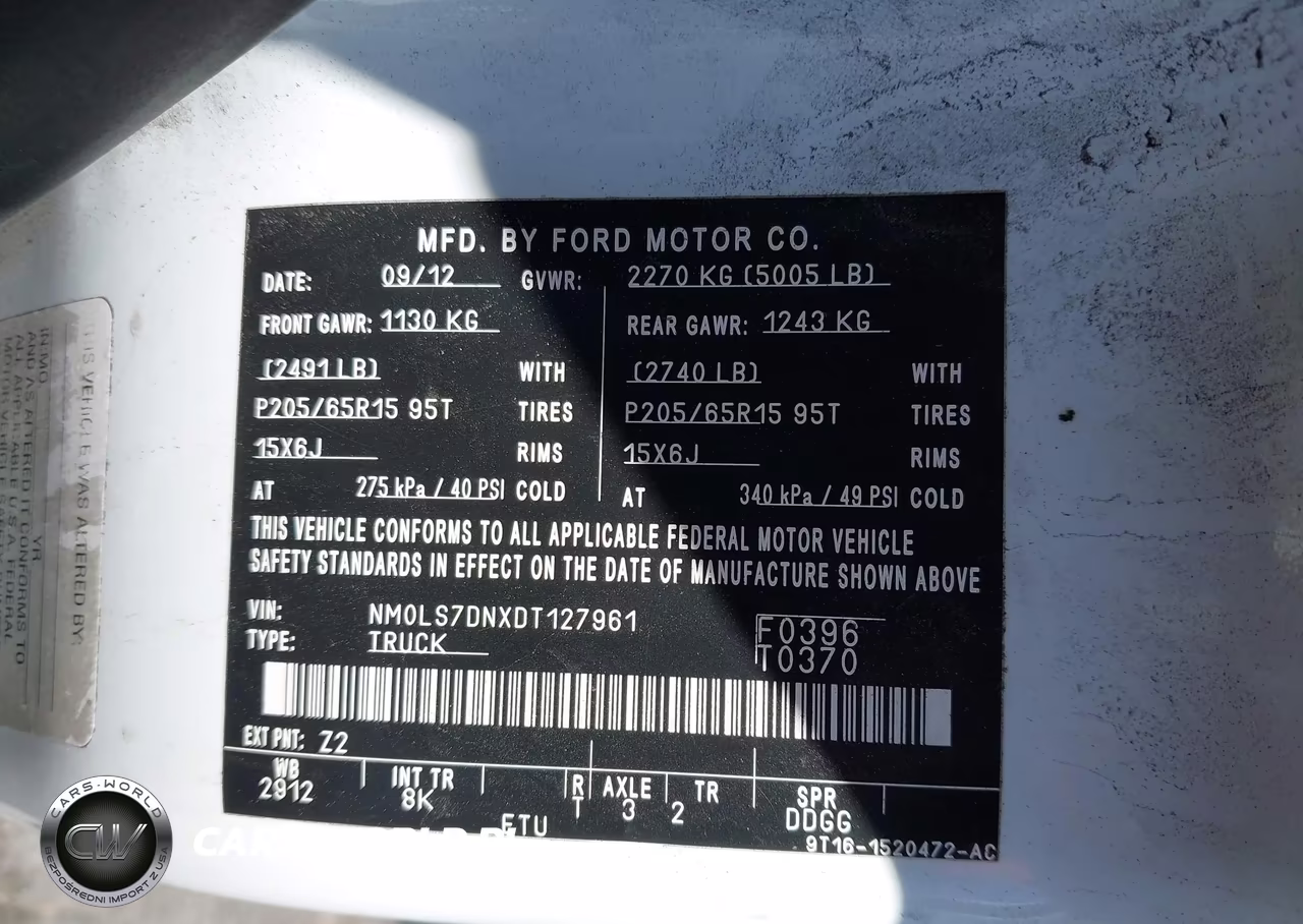 2013 Ford Transit Connect Xlt VIN:NM0LS7DNXDT127961 - 9