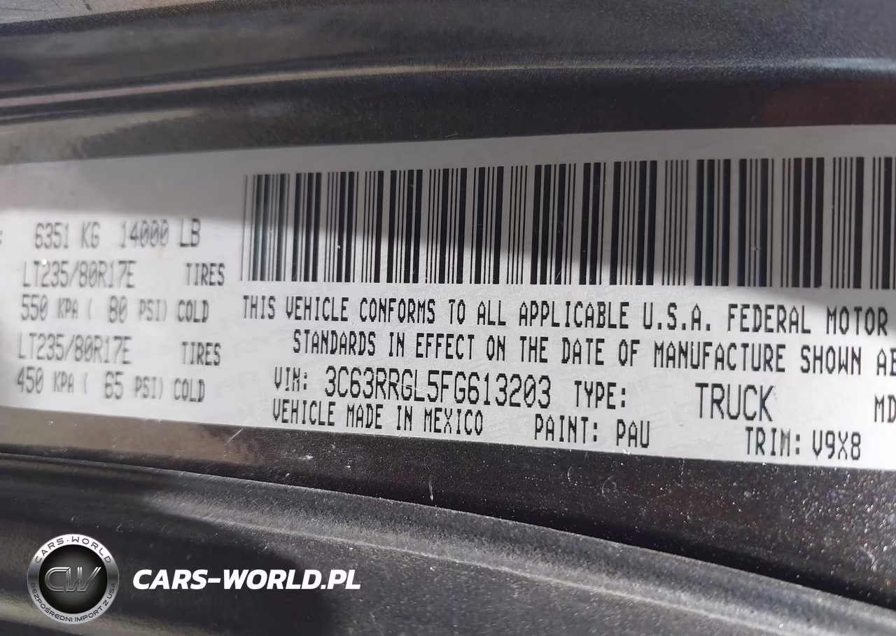 2015 Ram 3500 Tradesman VIN:3C63RRGL5FG613203 - 8