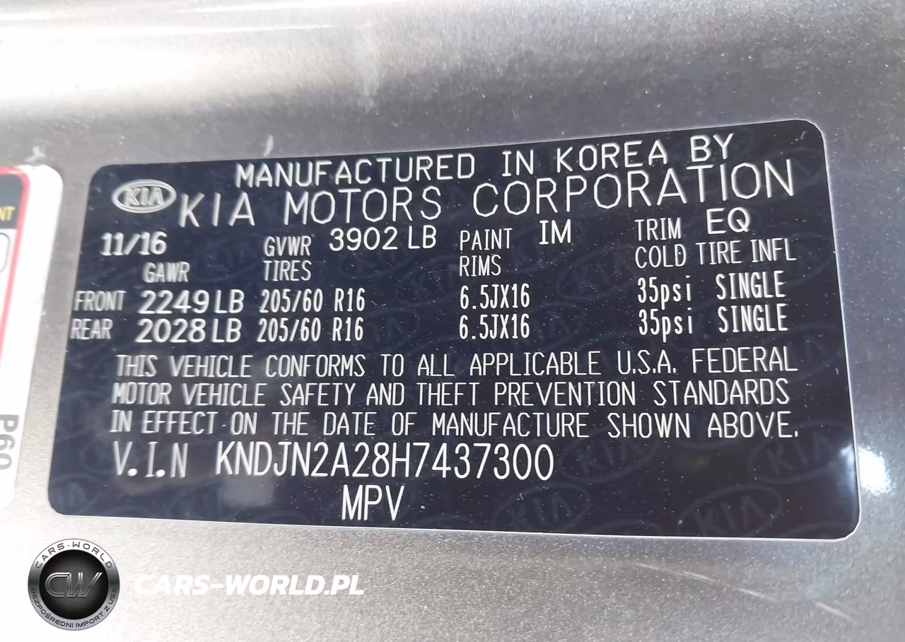 2017 Kia Soul VIN:KNDJN2A28H7437300 - 9