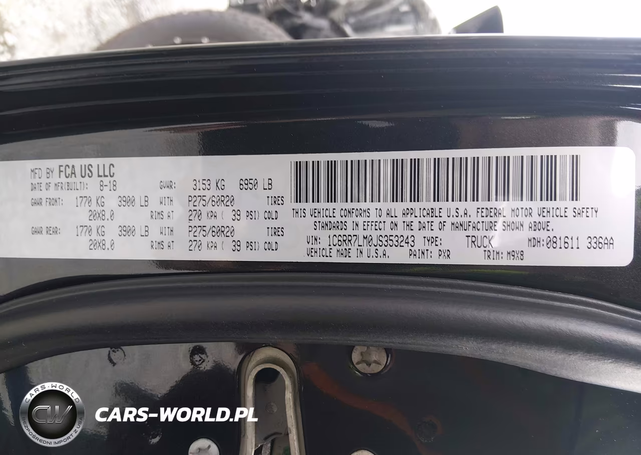 2018 Ram 1500 Big Horn 4X4 5'7 Box VIN:1C6RR7LM0JS353243 - 9