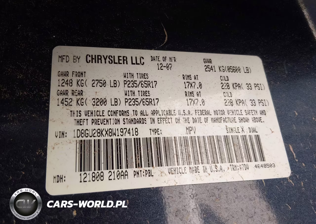 2008 Dodge Nitro Sxt VIN:1D8GU28KX8W197418 - 9