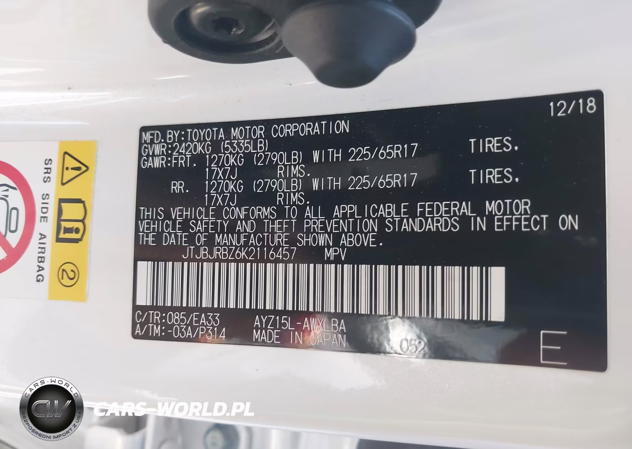 2019 Lexus Nx 300H VIN:JTJBJRBZ6K2116457 - 9