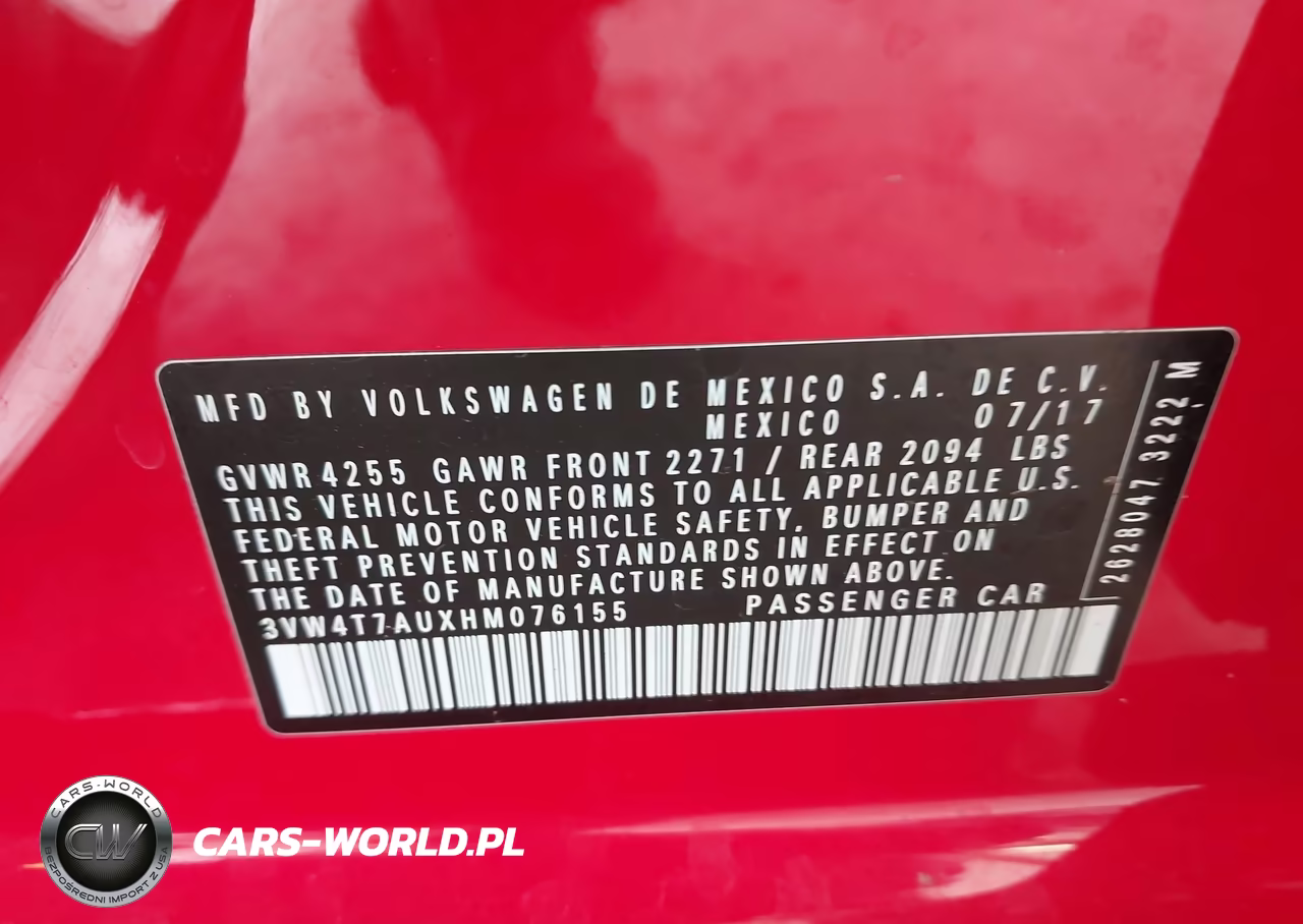 2017 Volkswagen Golf Gti Autobahn 4-Door-S 4-Door-Se 4-Door-Sport 4-Door VIN:3VW4T7AUXHM076155 - 9