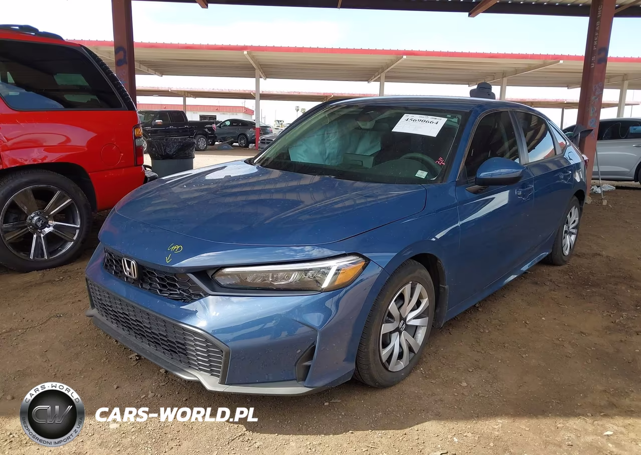 2026 Honda Civic Lx VIN:2HGFE2F23TH533431 - 2