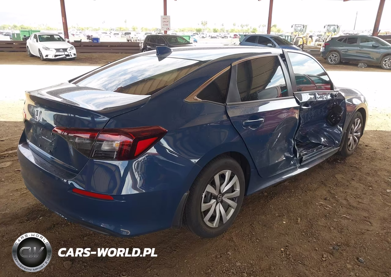 2026 Honda Civic Lx VIN:2HGFE2F23TH533431 - 4
