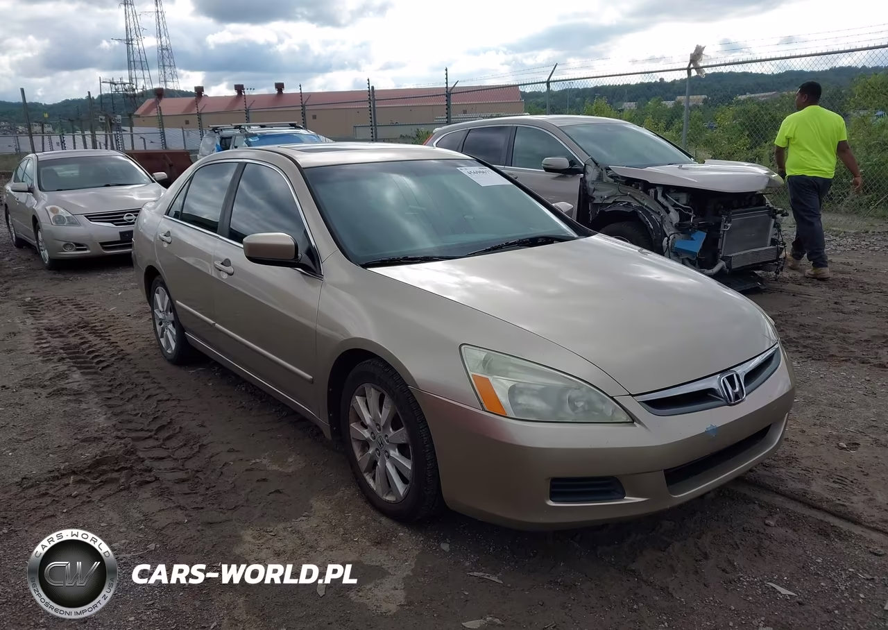 2007 Honda Accord 3.0 Ex VIN:1HGCM665X7A038056 - 1