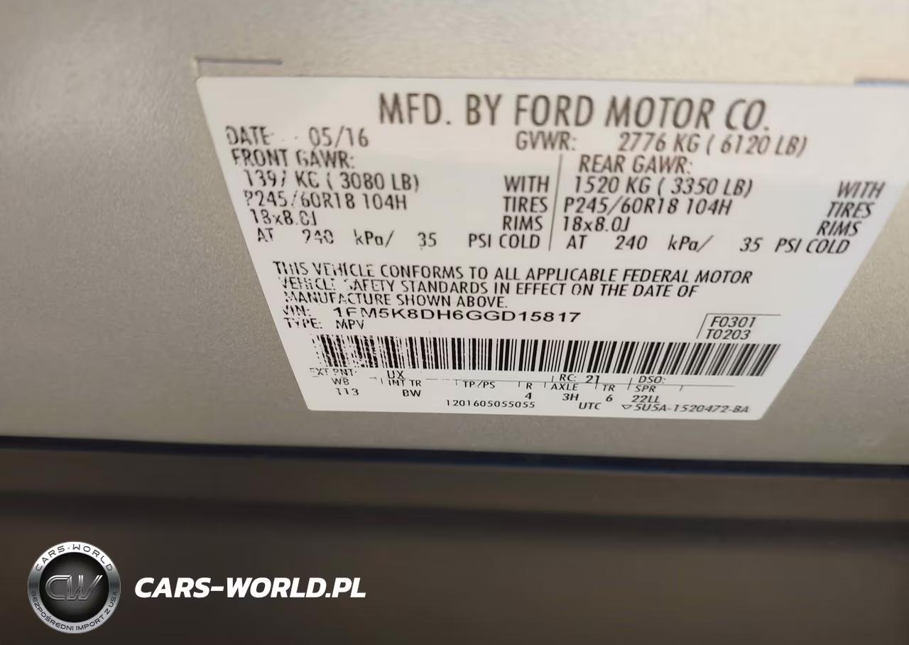 2016 Ford Explorer Xlt VIN:1FM5K8DH6GGD15817 - 9
