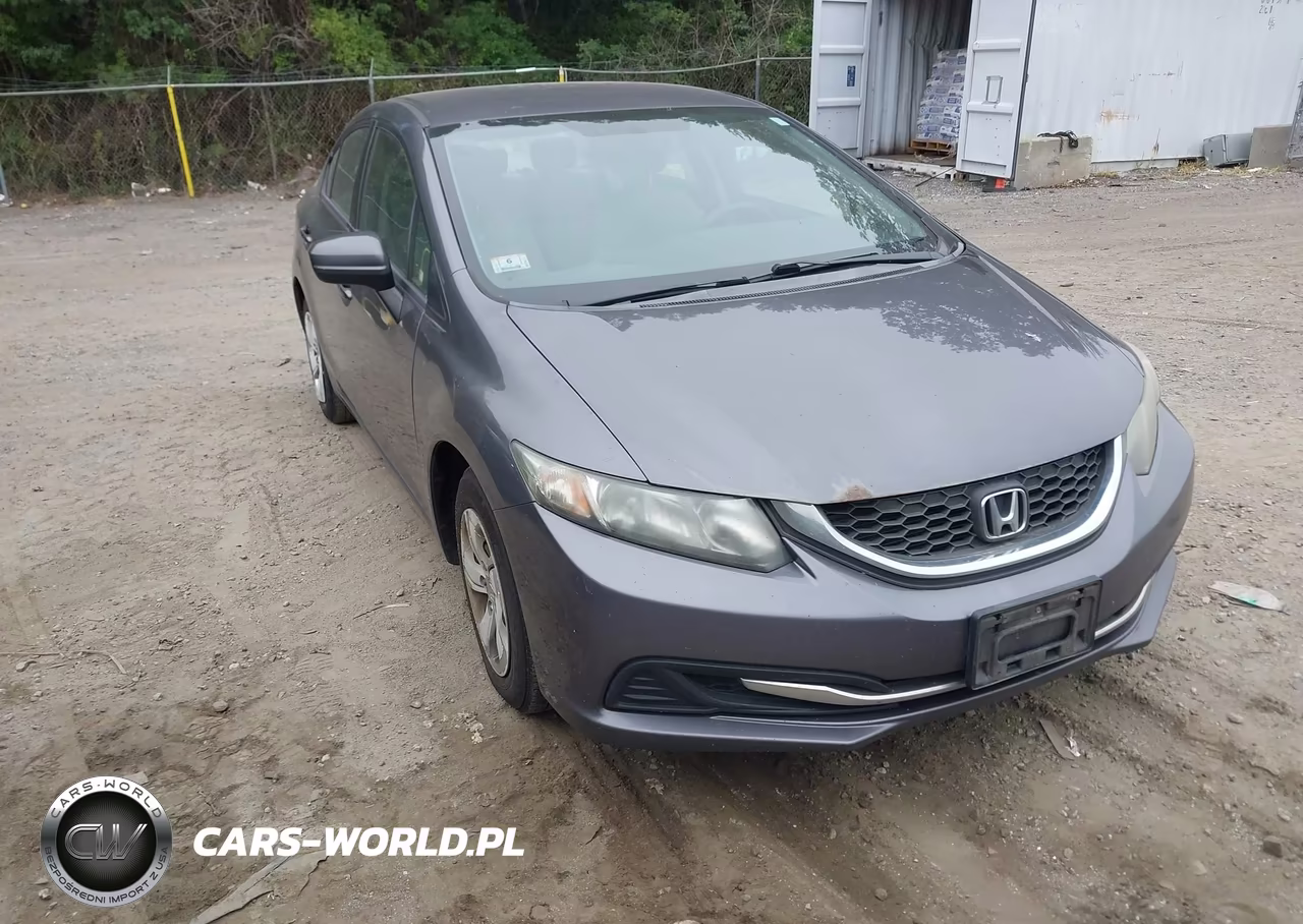 2014 Honda Civic Lx VIN:2HGFB2F52EH510132 - 1