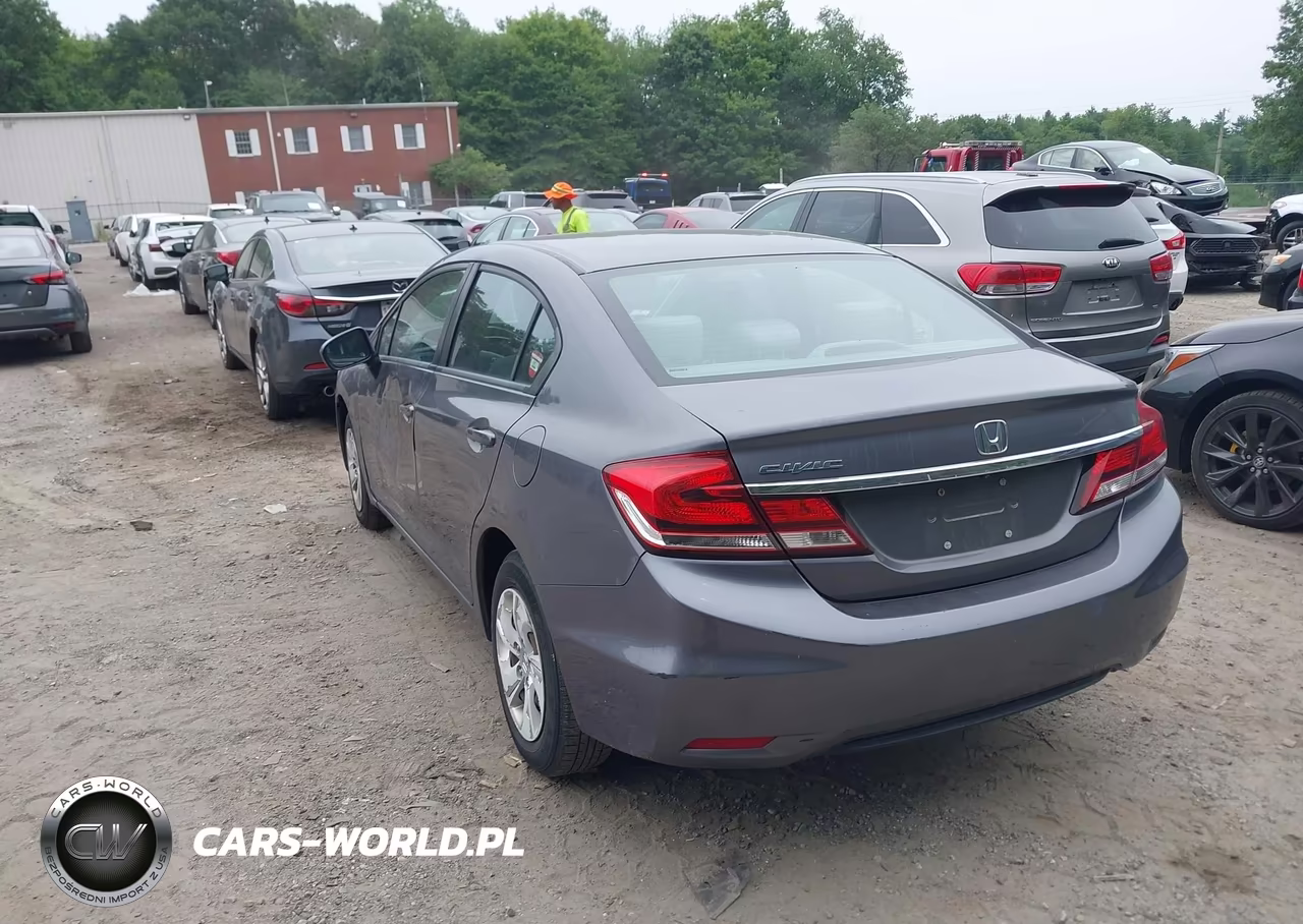 2014 Honda Civic Lx VIN:2HGFB2F52EH510132 - 3