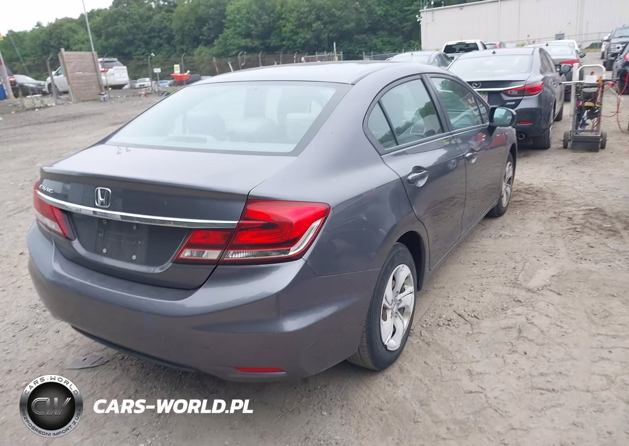 2014 Honda Civic Lx VIN:2HGFB2F52EH510132 - 4