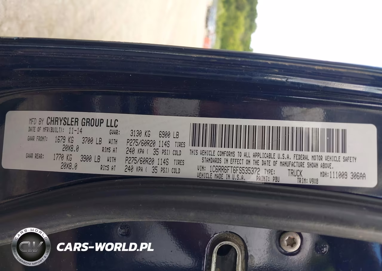 2015 Ram 1500 Express VIN:1C6RR6FT6FS535372 - 9