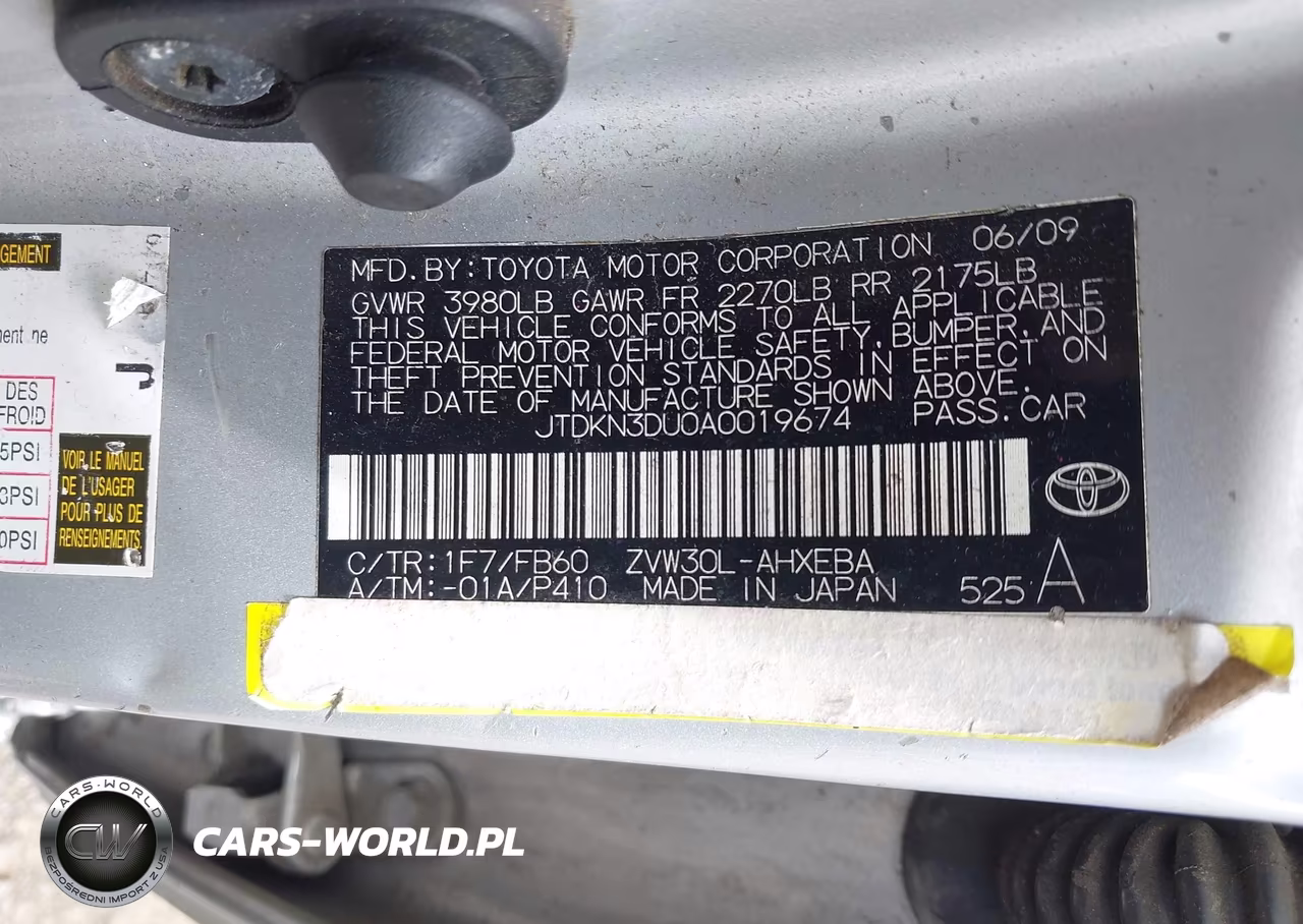 2010 Toyota Prius Ii VIN:JTDKN3DU0A0019674 - 9