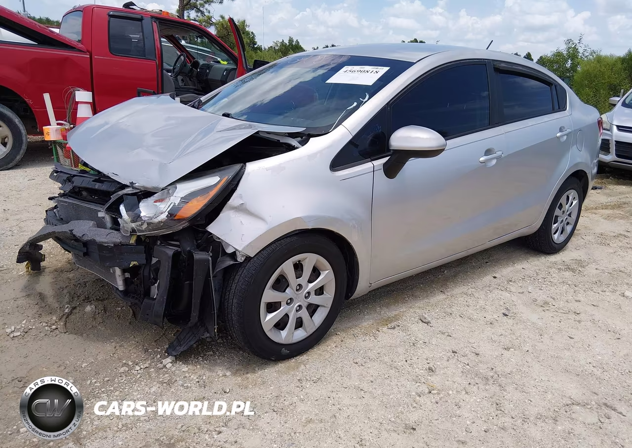 2014 Kia Rio Lx VIN:KNADM4A31E6327515 - 2